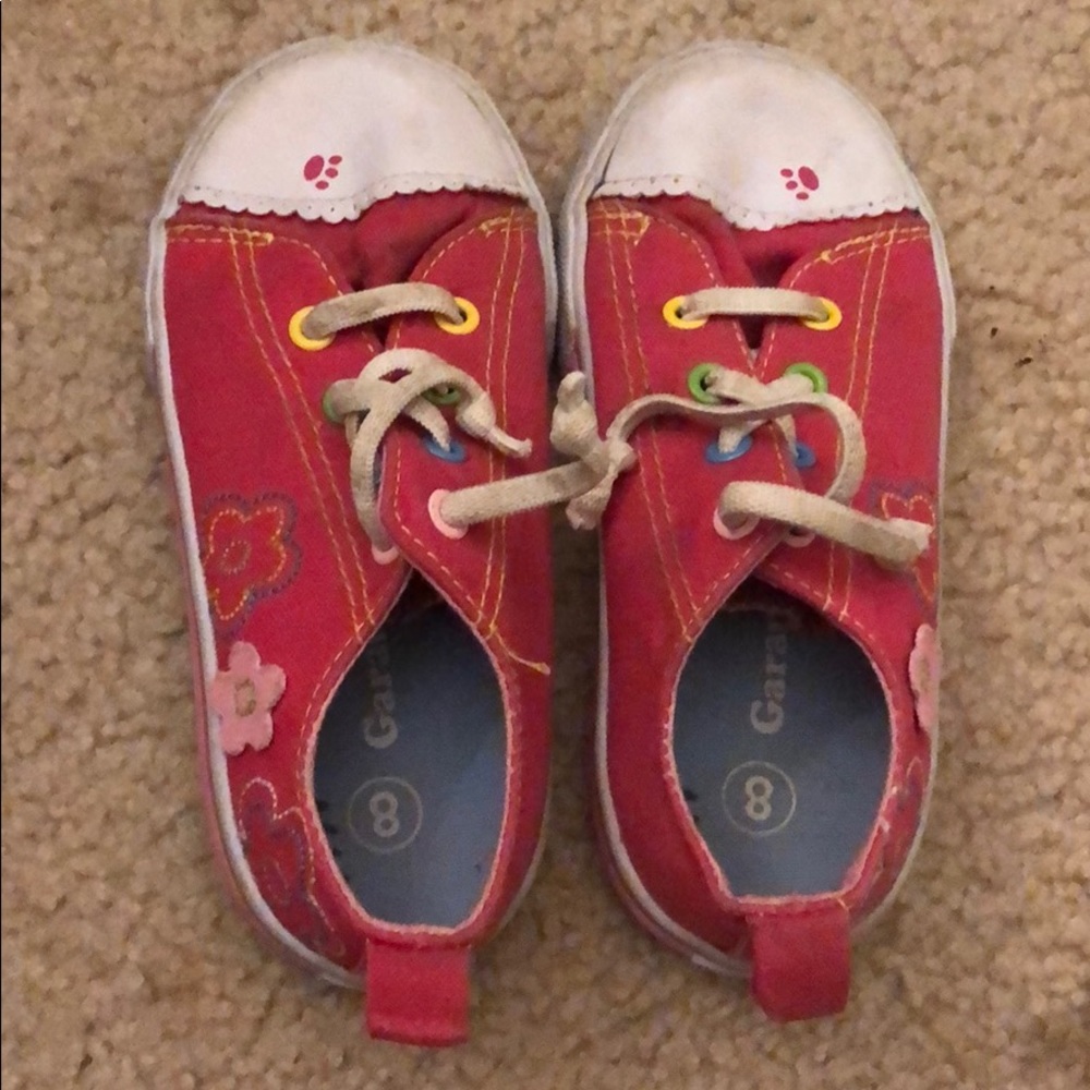 Pink girls sneakers